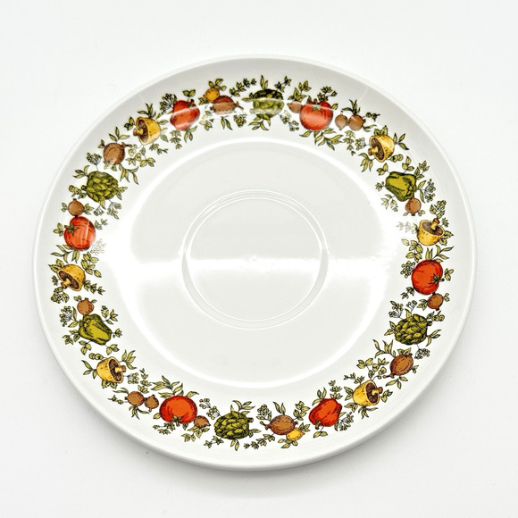 Centura by Corning Spice Of Life Coffee Cup Saucer Set Tea Vintage 8 oz 6" Plate - Picture 2 of 11